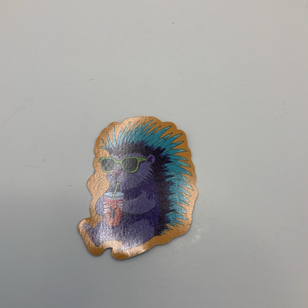 Dutch Bros Sticker June 2025 Hedgehog